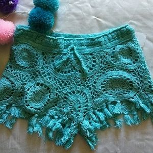 Flowers by Zoe Crochet shorts